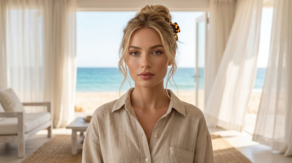 The Messy Claw Clip Updo